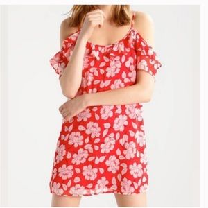 Abercrombie & Fitch Red Floral Sundress Size XSmall